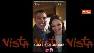 Sanremo 2021, Fedez: "Grazie a tutti, è stato un sogno, complimenti ai Maneskin"