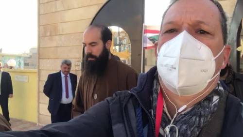 I monaci libanesi per la Messa del Papa