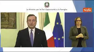 Draghi: "Non è il momento di dividerci ma di dare risposte"