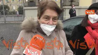 I vaccinati insieme al Presidente Mattarella: "Molto discreto, ha fatto la fila con noi"