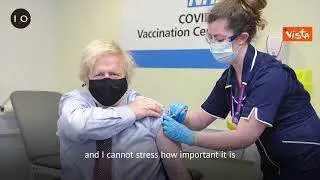 Boris Johnson si è vaccinato con AstraZeneca