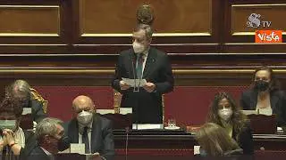 Draghi: "No a categorie privilegiate procedere uniti e dare priorità a vaccinazioni anziani"