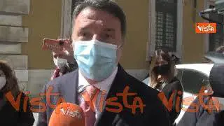 Renzi: “Incontro Conte-Letta? Stavo seguendo discorso Draghi in Senato”