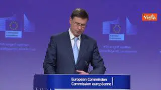 Stretta Ue su export vaccini, Dombrovskis: "Europa primo esportatore, nessuno fa quanto noi"