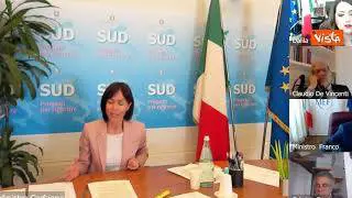 Carfagna (Min. Sud): "Finanziamenti Recovery Plan al Sud sono merito del Governo"
