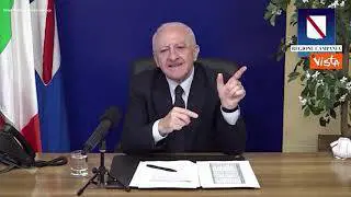 De Luca: "Io malato e in cura in Basilicata? Probabilmente a base di Aglianico del Vulture"