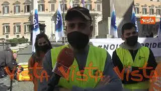 “Non siamo schiavi di nessuna piattaforma”. A Montecitorio i rider che vogliono restare autonomi