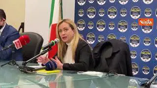 Recovery, Meloni: "Quello che si vota oggi è ancora il piano di Conte"