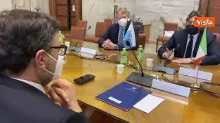 Giorgetti incontra il Segretario di Stato per il turismo di San Marino. Le immagini