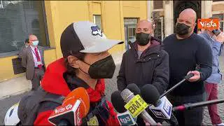 Ristoratore da Albenga a Roma in bici contro sanzione Dpcm: "Chiediamo regole più giuste"