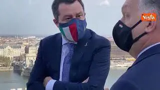 Salvini incontra il primo ministro ungherese Orban e quello polacco Morawiecki a Budapest