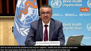 Oms: "2021 è l'anno degli operatori sanitari, dobbiamo supportarli e salvaguardarli"