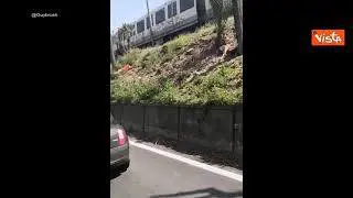 Fiamme sul Treno Roma Lido, paura tra i passeggeri e fuga sui binari