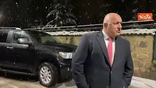 Borisov sotto la neve dopo le elezioni: "Vi propongo pace e Governo di unità nazionale dei migliori"