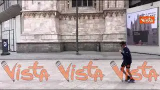 Pasquetta in zona rossa a Milano, poca gente in una sorvegliata piazza Duomo. Le immagini