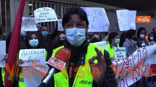 Protesta dipendenti Alitalia, Olivi (USB): “No alla trasformazione in mini compagnia”