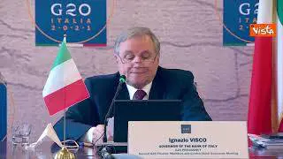 G20, Visco (Banca d'Italia): "Ritiro misure sostegno sarà graduale e mirato"