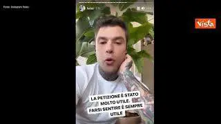 Fedez su Ddl Zan: "Ostruzionismo pretestuoso"