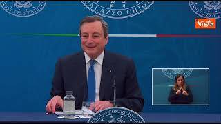 Draghi: "Ho detto a Salvini che ho scelto io Speranza, ne ho molta stima"