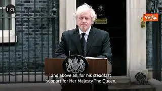 Il messaggio di Boris Johnson per la morte del Principe Filippo: "Era sostegno per Regina"