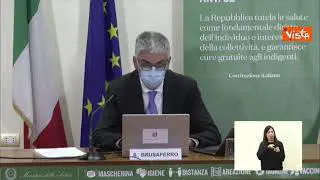 Covid, Brusaferro (Iss): "Prosegue la lenta decrescita della curva"