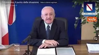 Campania in zona rossa, De Luca: "Criteri demenziali"