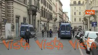 Palazzo Chigi si blinda per la manifestazione “Io Apro”