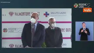 Zingaretti: "A Valmontone il centro vaccini drive-in più grande d'Italia"