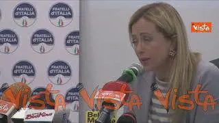 Sfiducia a Speranza, Meloni: “Lega fa sue scelte. Capisco che ha vincolo di lealtà con Governo”