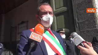 25 aprile, de Magistris. "Bisogna continuare a resistere"