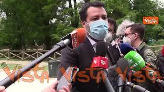 Salvini: “A Letta dico che siamo leali a Draghi. Scienza prevalga anche per riaperture”