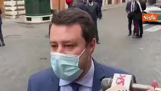 Salvini: "Prima di decidere su sfiducia a Speranza ne voglio parlare con Sileri"