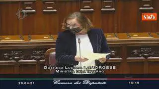 Lamorgese: “Entro maggio impegno del Governo a rivalutazione su coprifuoco”