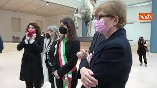 Ricomposta la mano della statua del Colosso di Costantino