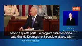SOTTOTITOLI Biden: "Dopo 100 giorni l'America è tornata in movimento"