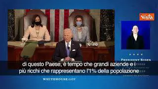SOTTOTITOLI Biden: "È Tempo che i più ricchi paghino loro giusta parte"
