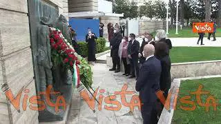 Primo maggio, la Sindaca Raggi al monumento delle vittime sul lavoro