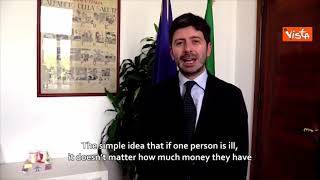 Speranza: "Diritto alla salute fondamentale per Europa del futuro"