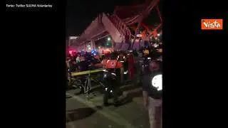 Crolla ponte al passaggio della metropolitana a Città del Messico. Almeno 20 morti e 70 feriti