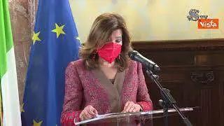 Casellati: "Merlin prima donna eletta a palazzo Madama, busto bronzeo valore storico"