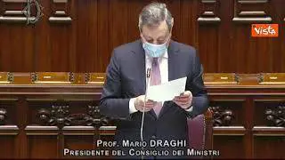 Draghi: "Nessuno verrà lasciato solo in acque territoriali italiane"