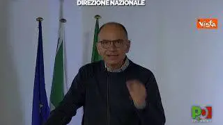 Letta: "Draghi indichi nuova missione e chieda coesione a partiti maggioranza"