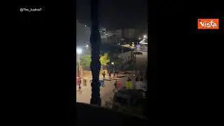 Le truppe dell'esercito israeliano in strada a Lod, sulla Striscia di Gaza