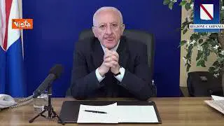 Vaccini, De Luca: “Ritardo drammatico nelle forniture. Mancano 175mila dosi”