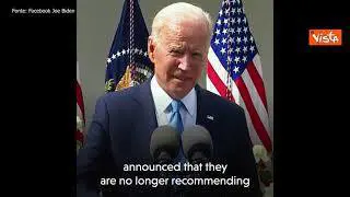 Biden: "Niente mascherine se si è completamente vaccinati"