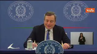Draghi: "Trovo estremamente improprio si discuta del Capo Stato quando è in carica"