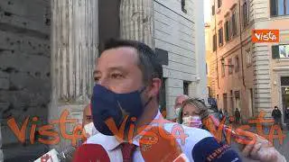 Salvini: “Italiani non hanno bisogno di nuove tasse, sono d'accordo con Draghi”