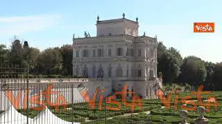 Draghi incontra von der Leyen a Roma. Tutto pronto al Casino del Bel Respiro di Villa Pamphilj