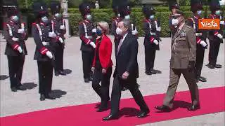 Draghi e Von der Leyen arrivano al Global Health Summit