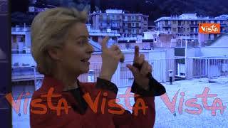 Ursula von der Leyen incontra le “tenniste sui tetti” simbolo del lockdown Carola e Vittoria